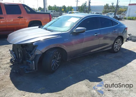 2022 Honda Insight Touring из США, поврежденный, VIN 19XZE4F93NE014222